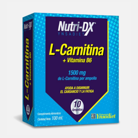 L-Carnitina – 10 ampollas – Nutri-Dx