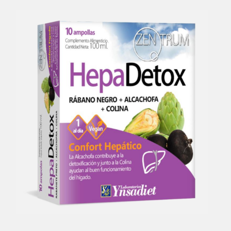 Hepa Detox – 10 ampollas – Zentrum