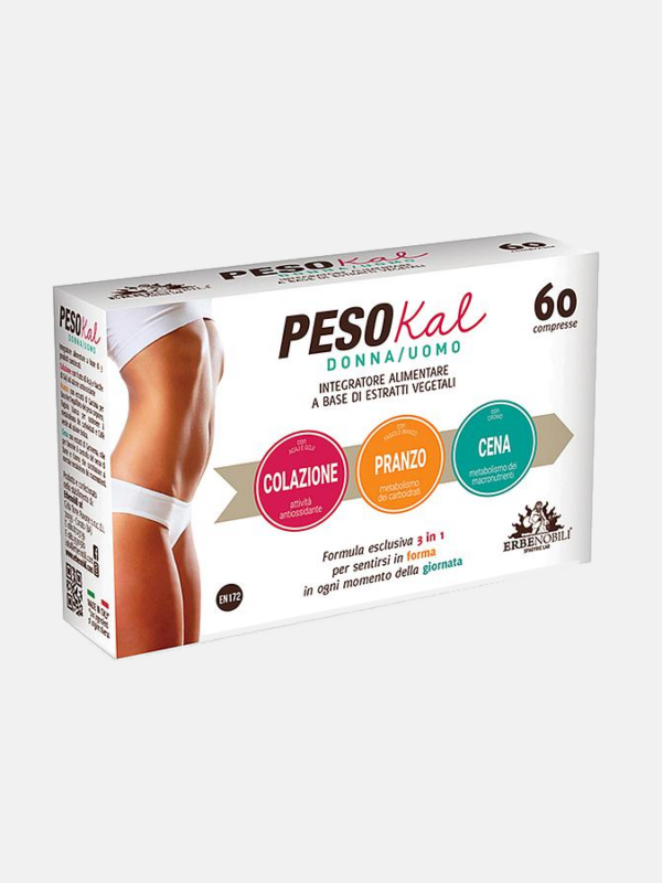 PesoKal Donna / Uomo - 60 comprimidos - Erbenobili