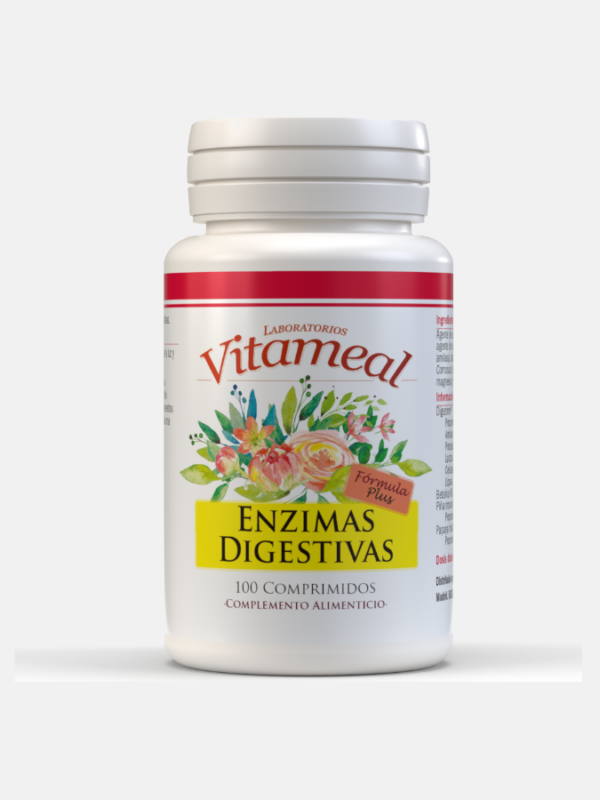 Enzimas Digestivas DigeZyme - 100 comprimidos - Vitameal