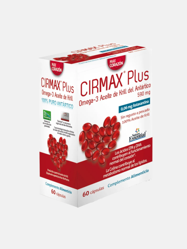 CIRMAX Plus Aceite de Krill 590mg - 60 cápsulas - Nature Essential