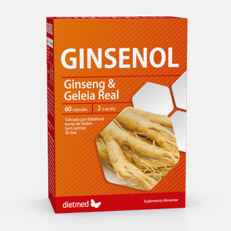 Ginsenol – 60 cápsulas – DietMed