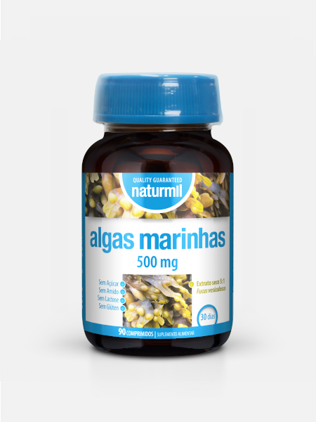 Algas Marinas 500mg - 90 comprimidos - Naturmil