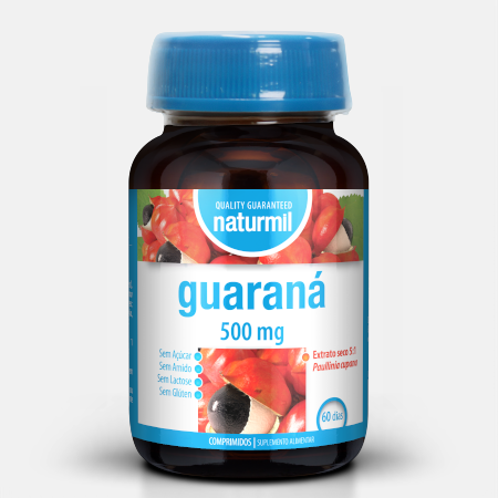 Guaraná 500 mg – 60 comprimidos – Naturmil