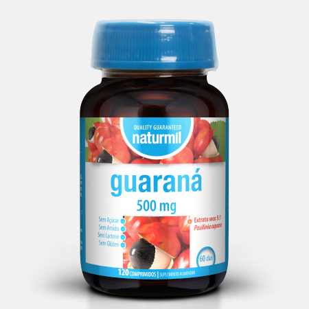 Guaraná 500 mg – 120 comprimidos – Naturmil