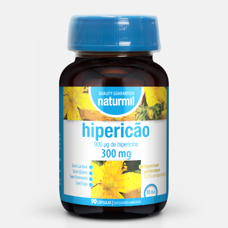 Hiperico 300 mg – 90 cápsulas – Naturmil