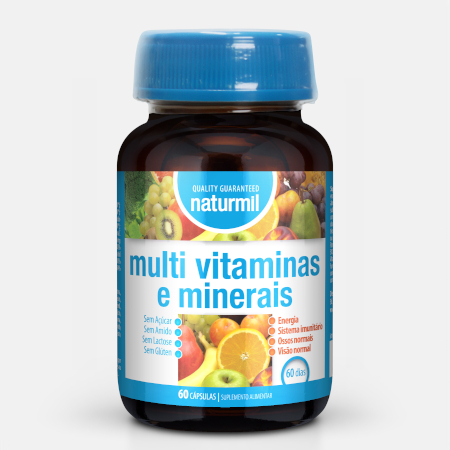 Multi Vitaminas y Minerales – 60 cápsulas – Naturmil