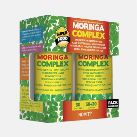 Moringa Complex – 30 + 30 cápsulas – Novity