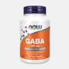 GABA 500 mg - 100 cápsulas - Now
