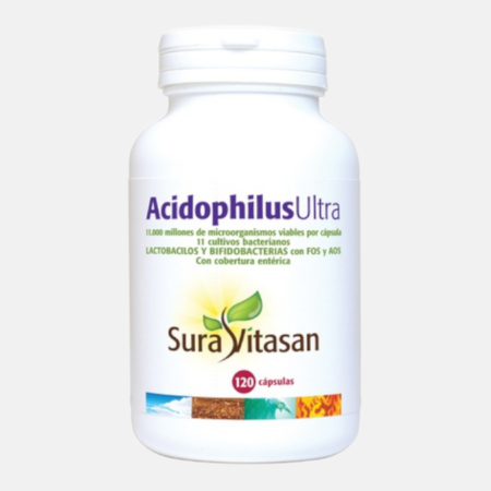 Acidophilus Ultra – 120 cápsulas – Sura Vitasan