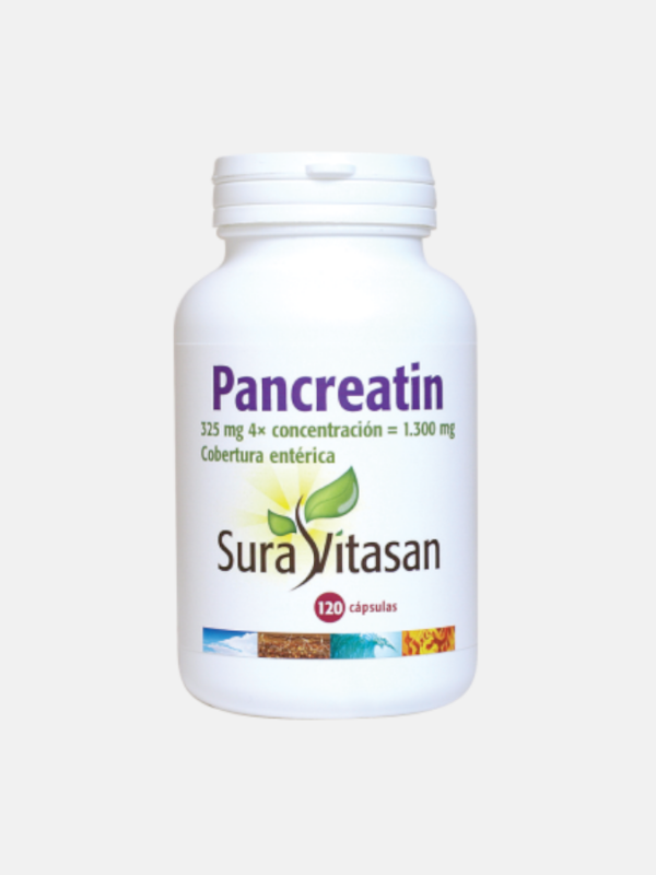 Pancreatin - 120 cápsulas - Sura Vitasan