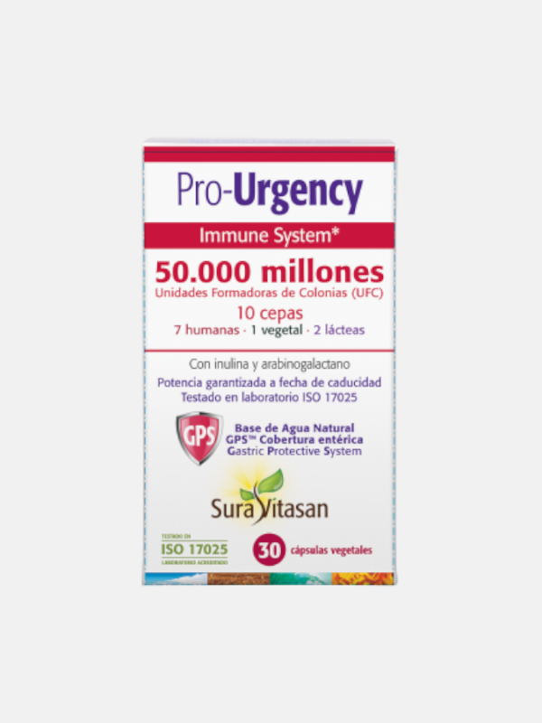 Pro-Urgency - 30 cápsulas - Sura Vitasan
