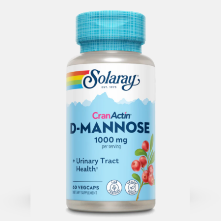 D-Manosa con CranActin – 60 cápsulas – Solaray