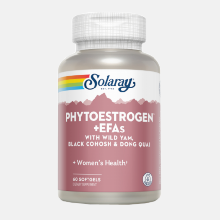 PhytoEstrogen Plus EFAs – 60 cápsulas – Solaray