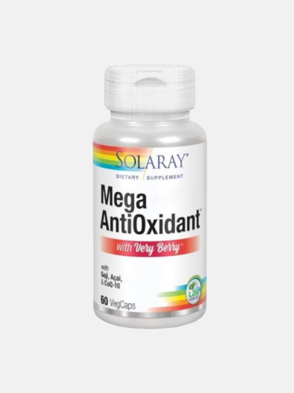 Mega AntiOxidante con Very Berry - 60 cápsulas - Solaray