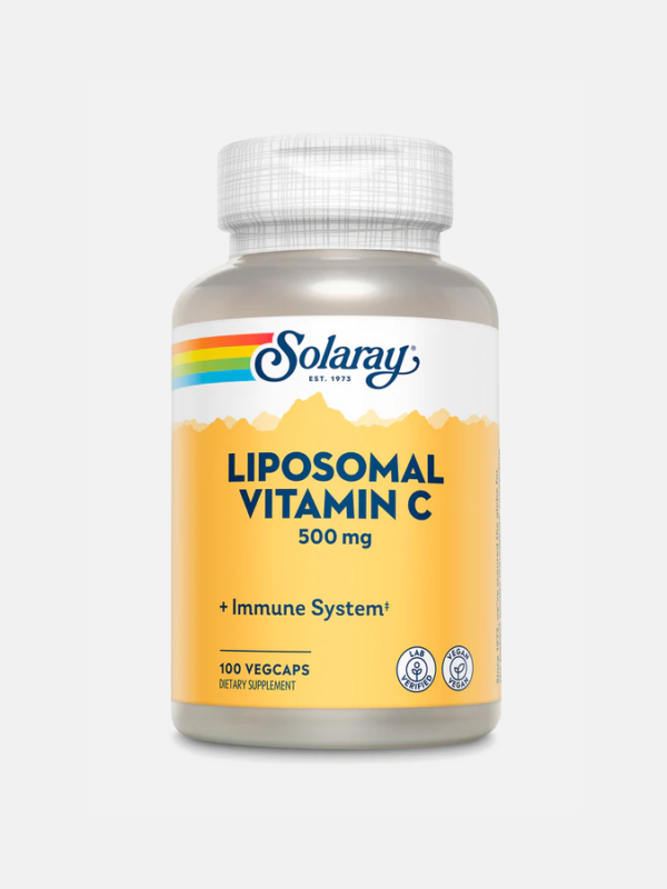 Lipossomal Vitamina C - 100 cápsulas - Solaray