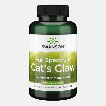Full Spectrum Cat’s Claw 500 mg – 100 cápsulas – Swanson