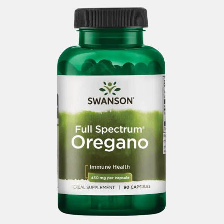Full Spectrum Oregano 450 mg – 90 cápsulas – Swanson