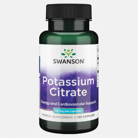 Potassium Citrate 99 mg – 120 cápsulas – Swanson