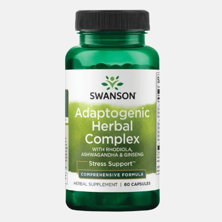 Adaptogenic Herbal Complex – 60 cápsulas – Swanson