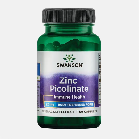 Zinc Picolinate 22 mg – 60 cápsulas – Swanson