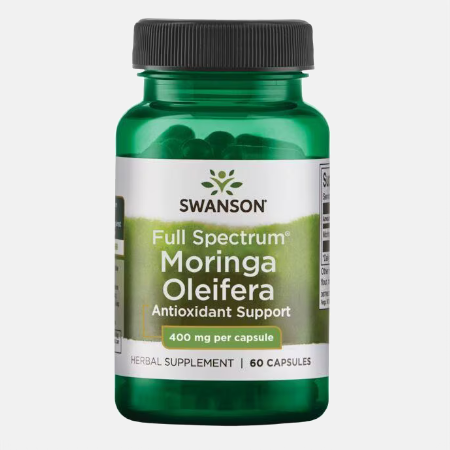 Full Spectrum Moringa oleifera 400 mg – 60 cápsulas – Swanson