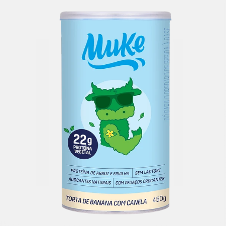 Muke Proteína Vegetal Plátano y Canela – 450g – +Mu