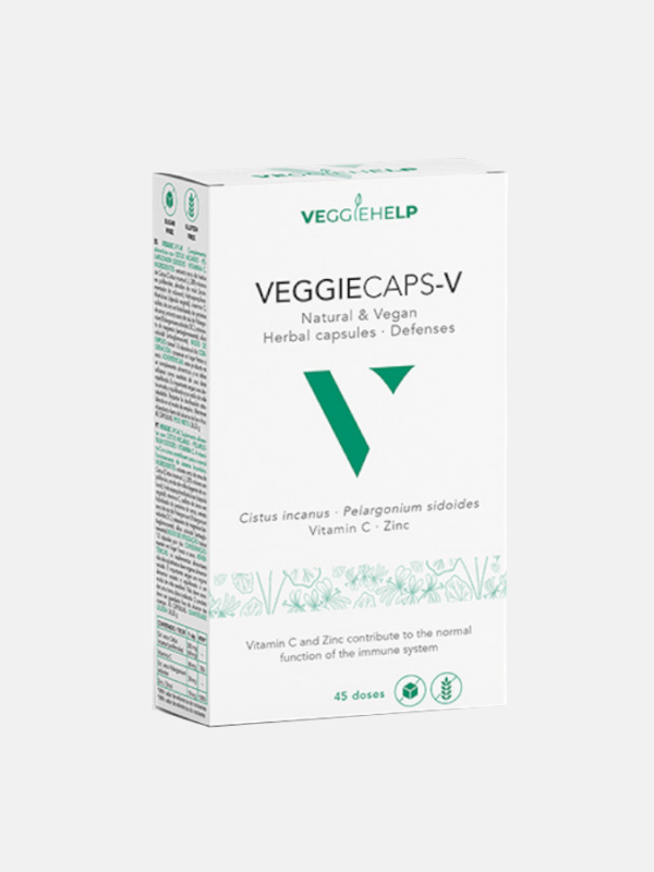 Veggiecaps-V - 45 cápsulas - VeggieHelp