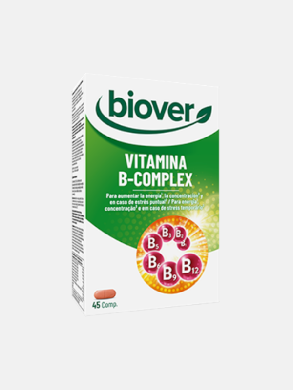 Vitamina B-Complex - 45 comprimidos - Biover