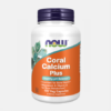 Coral Calcium Plus - 100 veg cápsulas - Now