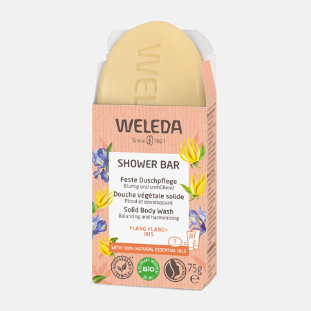 Jabón de ducha sólido Envolvente Floral – 75g – Weleda