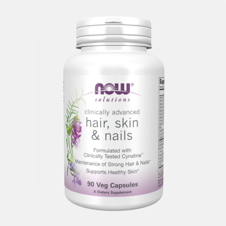 Hair, Skin & Nails – 90 cápsulas – Now