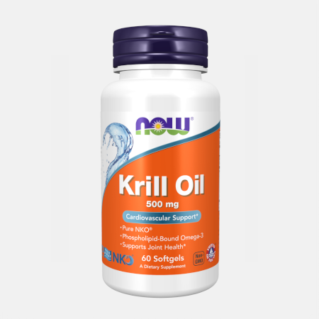 Krill Oil 500 mg – 60 cápsulas – Now