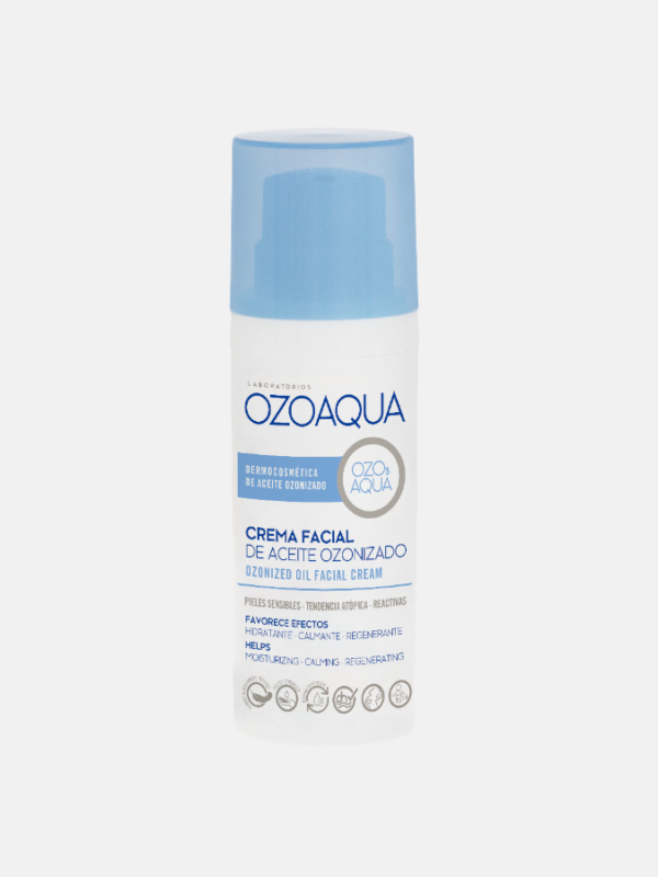 Crema Facial de Aceite Ozonizado - 50ml - OzoAqua
