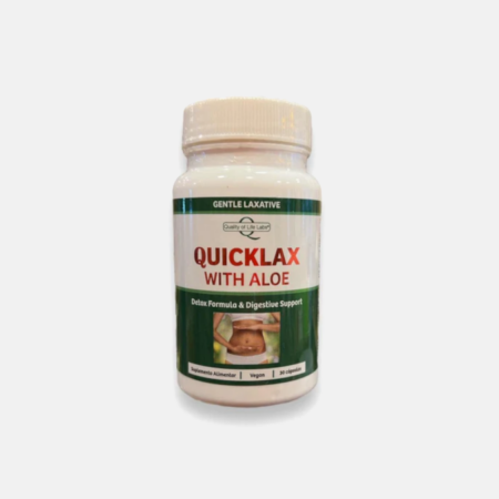 QuickLax With Aloe – 30 cápsulas – Quality of Life Labs