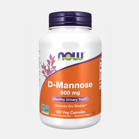 D-Mannose 500mg – 120 cápsulas – Now