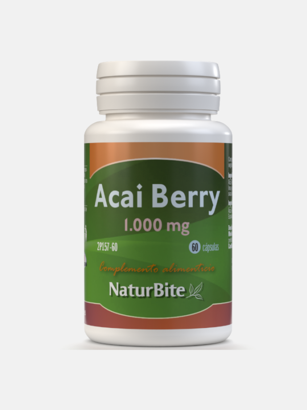 Açai Berry 1000mg - 60 cápsulas - NaturBite