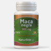 Maca Negra 500mg - 120 comprimidos - NaturBite