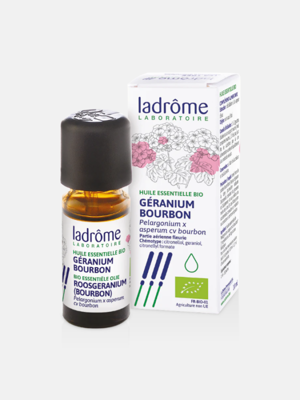 AE Geranio Rosa Pelargonium x asperum cv bourbon Bio - 10ml - Ladrôme