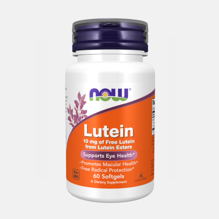 Lutein 10 mg – 60 cápsulas – Now