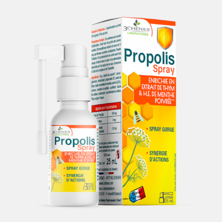 Propoleo Spray – 25ml – 3 Chênes