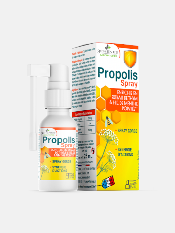 Propoleo Spray - 25ml - 3 Chênes