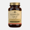 Vitamina D3 2200 UI (55 mcg) - 50 cápsulas - Solgar