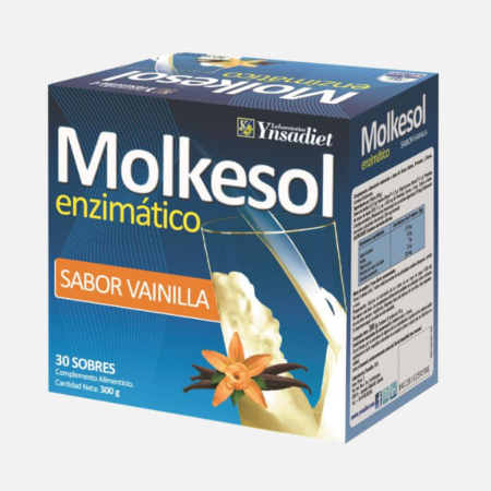 Molkesol enzimático Vainilla – 30 sobres – Ynsadiet