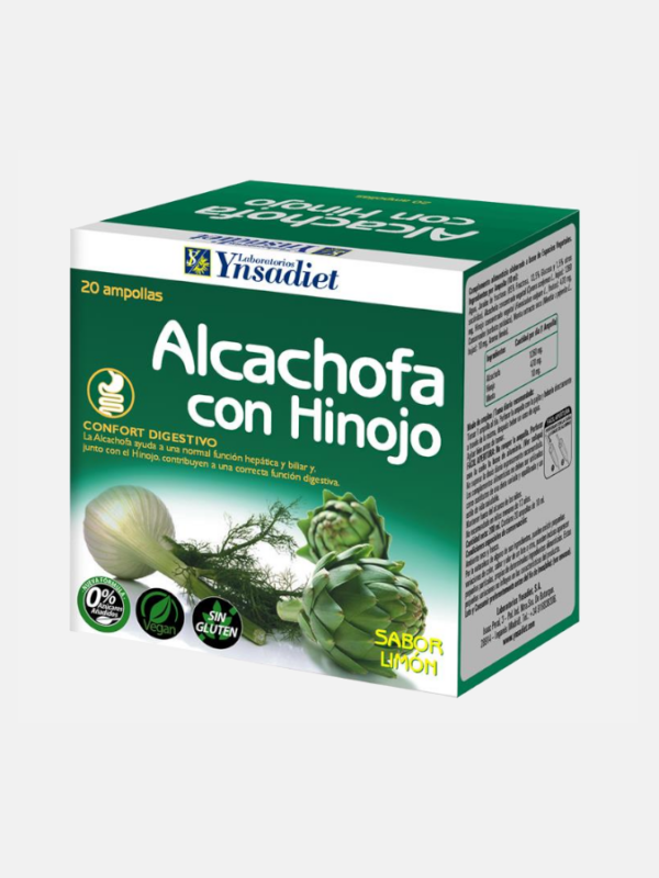 Alcachofa con Hinojo - 20 ampollas - Ynsadiet