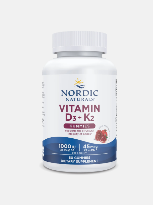 Vitamin D3+K2 Gummies - 60 gomas - Nordic Naturals