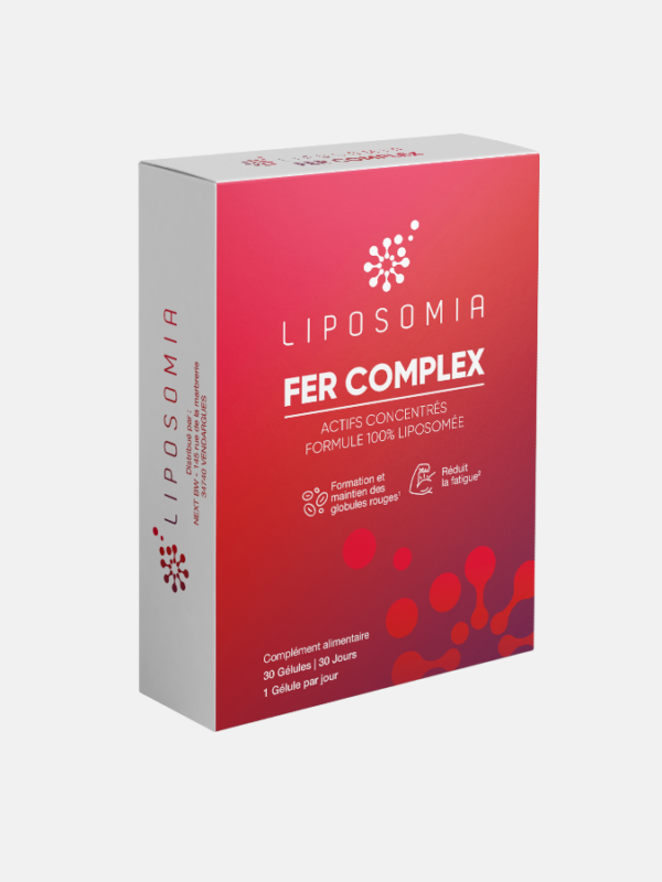 IRON COMPLEX - 30 cápsulas - Liposomia