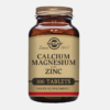 Calcio Magnesio Zinc - 100 comprimidos - Solgar