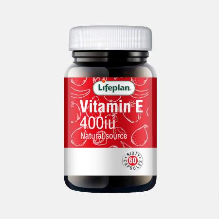 Vitamina E 400iu – 60 cápsulas – LifePlan