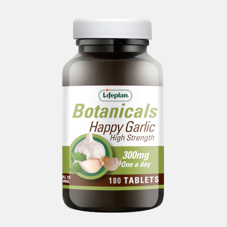 Happy Garlic 300mg – 180 comprimidos – Lifeplan